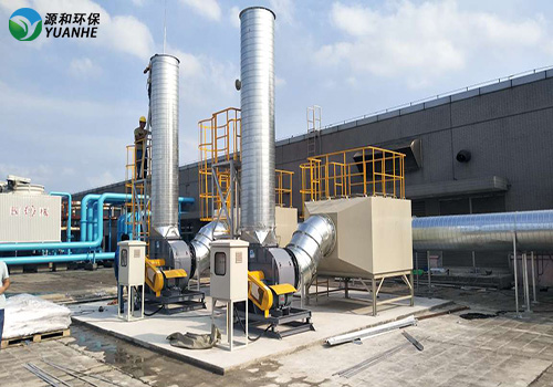 有機廢氣處理施工現場 有機廢氣處理施工現場